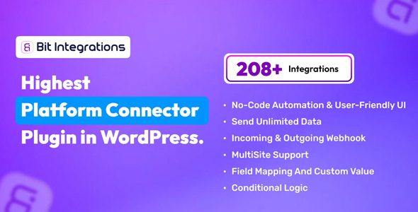 إضافة Bit Integrations Pro 2.2.1