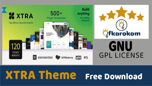 Xtra WordPress Theme Free Download v4.9.9