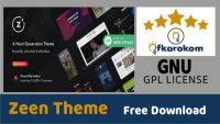 Zeen Theme Free Download v4.5.3
