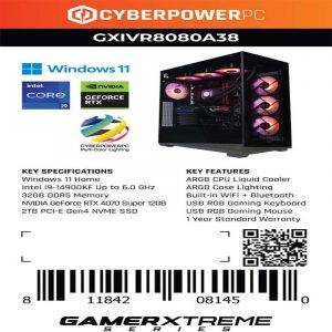 جهاز CyberPowerPC Gamer Xtreme VR هو الخيار المثالي لك- إذا كنت من عشاق الألعاب الإلكترونية وتبحث عن جهاز كمبيوتر يقدم لك أداءً استثنائيًا 