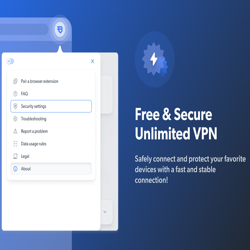 Bright VPN for Windows V 1.366.856-برنامج Bright VPN هو تطبيق مجاني مصمم لتأمين تصفح الإنترنت وإخفاء هوية المستخدم أثناء التواجد على الشبكة. يعمل الإصدار الأخير V 1.366.856 على تحسين الأداء وزيادة المزايا التي تضمن أمانًا أكبر وسهولة في الاستخدام، مما يجعله خيارًا مثاليًا للمستخدمين الذين يبحثون عن تجربة سلسة وآمنة.